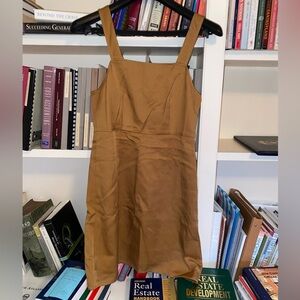 J Crew Sleeveless dress camel size 2